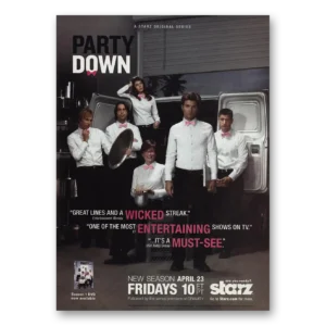 2010 Party Down Promo Print Ad | Wicked Streak