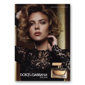 2011 Dolce & Gabbana Print Ad | Scarlett Johansson The One