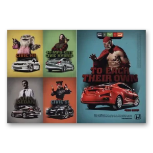 2011 Honda Civic Print Ad | To Each Their Own