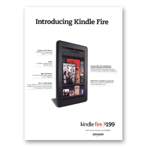2011 Kindle Fire Print Ad | Amazon