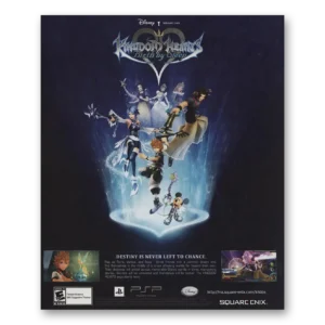 2011 Disney Kingdom Hearts Video Game Print Ad | Destiny