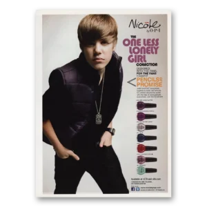 2011 OPI Print Ad | Justin Bieber