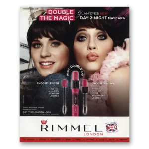 2011 Rimmel London Print Ad | Zoey Deschanel