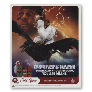 2011 Old Spice Print Ad | Smell Nfl