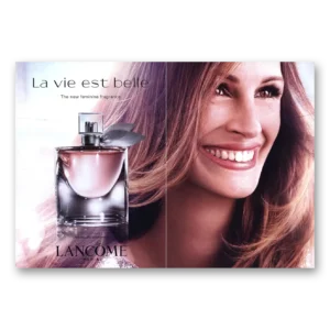 2012 Lancome Print Ad | Julia Roberts