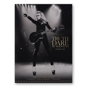 2012 Truth or Dare Footwear Print Ad | Madonna