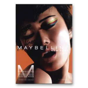 2012 Maybelline Print Ad | Eye Liner Fashion Week