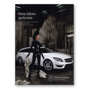 2012 Mercedes Benz Print Ad | Form Follows Perfection