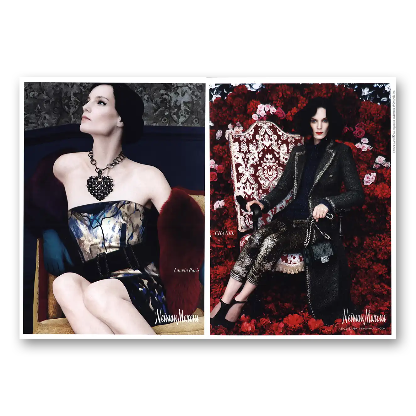 2012 Neiman Marcus Print Ad | Lanvin And Chanel