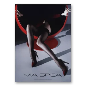 2012 Via Spiga Print Ad | Red Chair