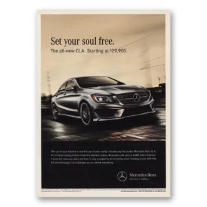 2013 Mercedes Benz Print Ad | Set Your Soul Free