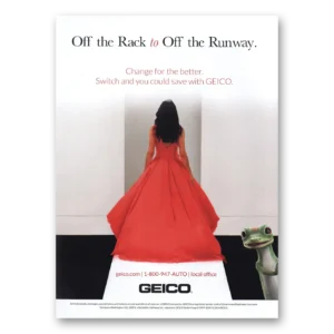 2014 Geico Insurance Print Ad | Off The Rack Off The Runway