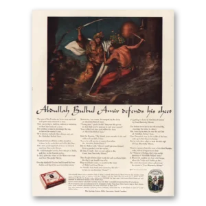 1952 Springmaid Fabrics Print Ad | Abdullah Bulbul Amir