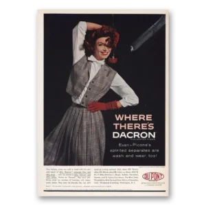 1959 DuPont Dacron Print Ad | Evan Picone