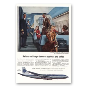 1959 Pan Am Print Ad | Between Cocktails