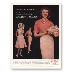 1960 DuPont Dacron Print Ad | Evan Piccone