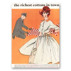 1960 J P Stevens Print Ad | Fuller Fabrics