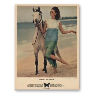 1963 International Silk Print Ad | Toni Owens After Safari Silk