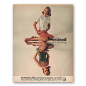 1963 Springmaid Fabrics Print Ad | Are You Springmaid