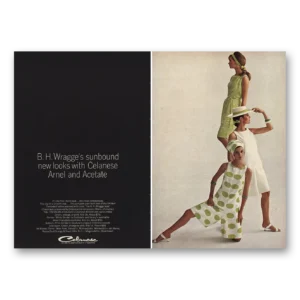 1965 Celanese Print Ad | B H Wragges Sunbound New Looks
