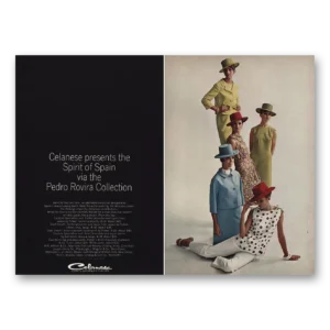 1965 Celanese Print Ad | Pedro Rovira Collection