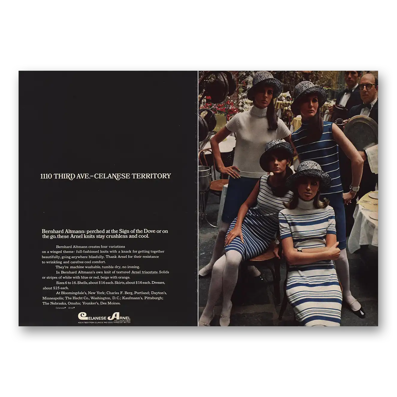 1967 Celanese Print Ad | Bernhard Altmann