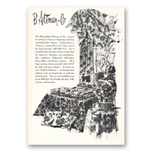1968 B Altman Print Ad | Metropolitan Museum