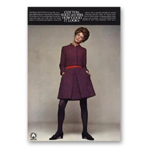 1968 Cotton Producers Print Ad | Georgia Bullock