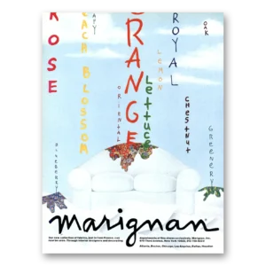 1978 Marignan Fabrics Print Ad | Collection Fabrics